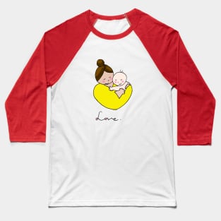 mom and baby love Baseball T-Shirt